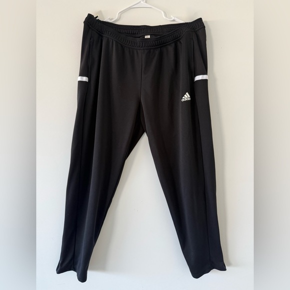 Adidas AEROREADY Black Track Pants 2XL Men’s – Zip Hem, Athletic Trousers - Picture 11 of 16